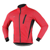 ARSUXEO Cycling Jackets 16H red / S ARSUXEO Men's Thermal Cycling Winter Warm Up Jacket