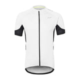 ARSUXEO Cycling Jerseys 636 white / S ARSUXEO Men's Full Zipper Cycling Short Sleeve MTB Jerseys