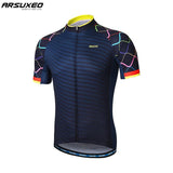 ARSUXEO Cycling Jerseys Z845 / S ARSUXEO Mens Cycling Jersey Short Sleeves Mountain Bike Bicycle Shirts
