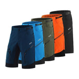 ARSUXEO Men's Loose Fit Cycling Shorts MTB Bike Shorts Water Resistant