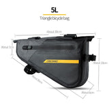 CoolChange Bicycle Bags & Panniers 5L CoolChange Cycling Waterproof Pannier Portable Tools Bag
