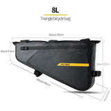 CoolChange Bicycle Bags & Panniers 8L CoolChange Cycling Waterproof Pannier Portable Tools Bag