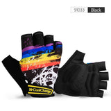 CoolChange Cycling Gloves 91033 Black / S CoolChange Cycling Half Finger Shockproof Bike Gloves