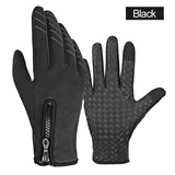 CoolChange Cycling Gloves Black / M CoolChange Cycling Full Finger Windproof Touch Screen Gloves