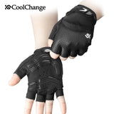 CoolChange Cycling Gloves CoolChange Cycling Shockproof Breathable Half Finger Anti-sweat Anti-slip Bike Gloves