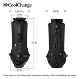 CoolChange Cycling Saddle Bag 14033 CoolChange Cycling Saddle Bag Waterproof Foldable Tail Rear Seat Bag 20L