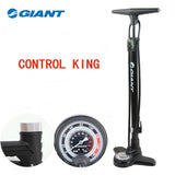 GIANT Control King Bicycle Air Pump with Gauge Interchangeable Valve
