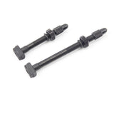 Giant Bicycle Repair Tools GIANT 2pcs alloy Road Bike Tubeless Valve Presta extenders 30mm 50mm No Tubes Valve with Core Tool Black