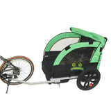Giant Bicycle Trailers 2 Kids Child Bicycle Tow Behind Double Seat Trailer