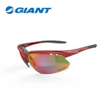 Giant Cycling Glasses Red Glasses GIANT GS630R Cycling Glasses For Men 3 Lens