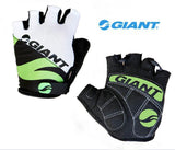 Giant Cycling Gloves green grey / M Giant Cycling Anti-slip Anti-sweat Men Women Half Finger Gloves Breathable