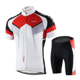 Lixada Cycling Sets Black / Small Lixada Men's Cycling Jersey 3D Cushion Shorts Padded Pants Set