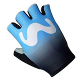 Endura Movistar Team Short Gloves Blue