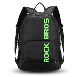 Rockbros Bicycle Bags Black ROCKBROS Cycling Bike Bicycle Portable Foldable Rainproof Backpack