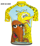 Sesame Street Cycling Cycling Jerseys Color 3 / XXS Big Bird & Snuffy Sesame Street Cycling Jersey