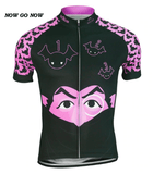 Sesame Street Cycling Cycling Jerseys Color SAME TO THE PHOTO 3 / S The Count Cycling Jersey Sesame Street Purple Bats