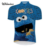 Widewins Cycling Jerseys Green / XXS Cookie Monster Sesame Street Cycling Jersey