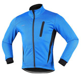 ARSUXEO Cycling Jackets 16H blue / S ARSUXEO Men's Thermal Cycling Winter Warm Up Jacket