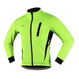 ARSUXEO Cycling Jackets 16H green / S ARSUXEO Men's Thermal Cycling Winter Warm Up Jacket