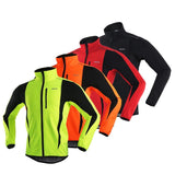 ARSUXEO Cycling Jackets ARSUXEO Winter Warm UP Thermal Soft shell Cycling Jacket Windproof Waterproof