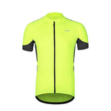 ARSUXEO Cycling Jerseys 636 green / S ARSUXEO Men's Full Zipper Cycling Short Sleeve MTB Jerseys