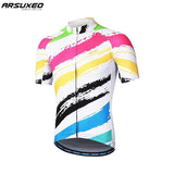 ARSUXEO Cycling Jerseys Z848 / S ARSUXEO Mens Cycling Jersey Short Sleeves Mountain Bike Bicycle Shirts