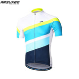 ARSUXEO Cycling Jerseys Z849 / S ARSUXEO Mens Cycling Jersey Short Sleeves Mountain Bike Bicycle Shirts