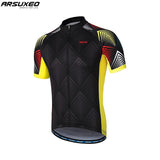 ARSUXEO Cycling Jerseys Z850 / S ARSUXEO Mens Cycling Jersey Short Sleeves Mountain Bike Bicycle Shirts