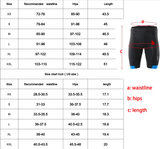 ARSUXEO Cycling Shorts ARSUXEO Men's 3D Padded Cycling Shorts MTB Bicycle Compression Shorts