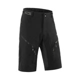 ARSUXEO Cycling Shorts black / S / China ARSUXEO Men's Loose Fit Cycling Shorts MTB Bike Shorts Water Resistant