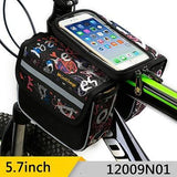 CoolChange Bicycle Bags & Panniers 12009N01    57 / China CoolChange Cycling Front Frame Bag Tube Pannier Double Pouch