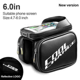 CoolChange Bicycle Bags & Panniers 12019NLFG60 / China CoolChange Cycling Front Tube Waterproof Bag Double IPouch