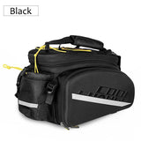 CoolChange Bicycle Bags & Panniers Black CoolChange Waterproof Cycling Pannier Rear Rack Seat Trunk Backpack