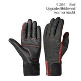 CoolChange Cycling Gloves 91056 Red / M CoolChange Winter Cycling Thermal Windproof Full Finger Bike Gloves