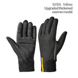 CoolChange Cycling Gloves 91056 Yellow / M CoolChange Winter Cycling Thermal Windproof Full Finger Bike Gloves