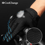 CoolChange Cycling Gloves CoolChange Cycling Full Finger Shockproof MTB Bike Touch Screen Gloves