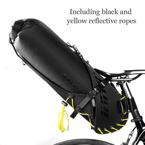 CoolChange Cycling Saddle Bag Waterproof Foldable Tail Rear Seat Bag 20L