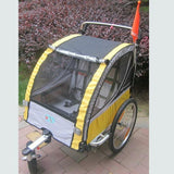 Giant Bicycle Trailers Yellow 2 In 1 Bike Trailer Toddler Stroller With Double Brake Air Wheel Bike Camper