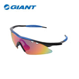 Giant Cycling Glasses Blue Black Glasses GIANT Men Cycling Glasses Cycling Eyewear 5 Lens