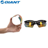 Giant Cycling Glasses GIANT GS630R Cycling Glasses For Men 3 Lens