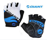 Giant Cycling Gloves blue grey / M Giant Cycling Anti-slip Anti-sweat Men Women Half Finger Gloves Breathable