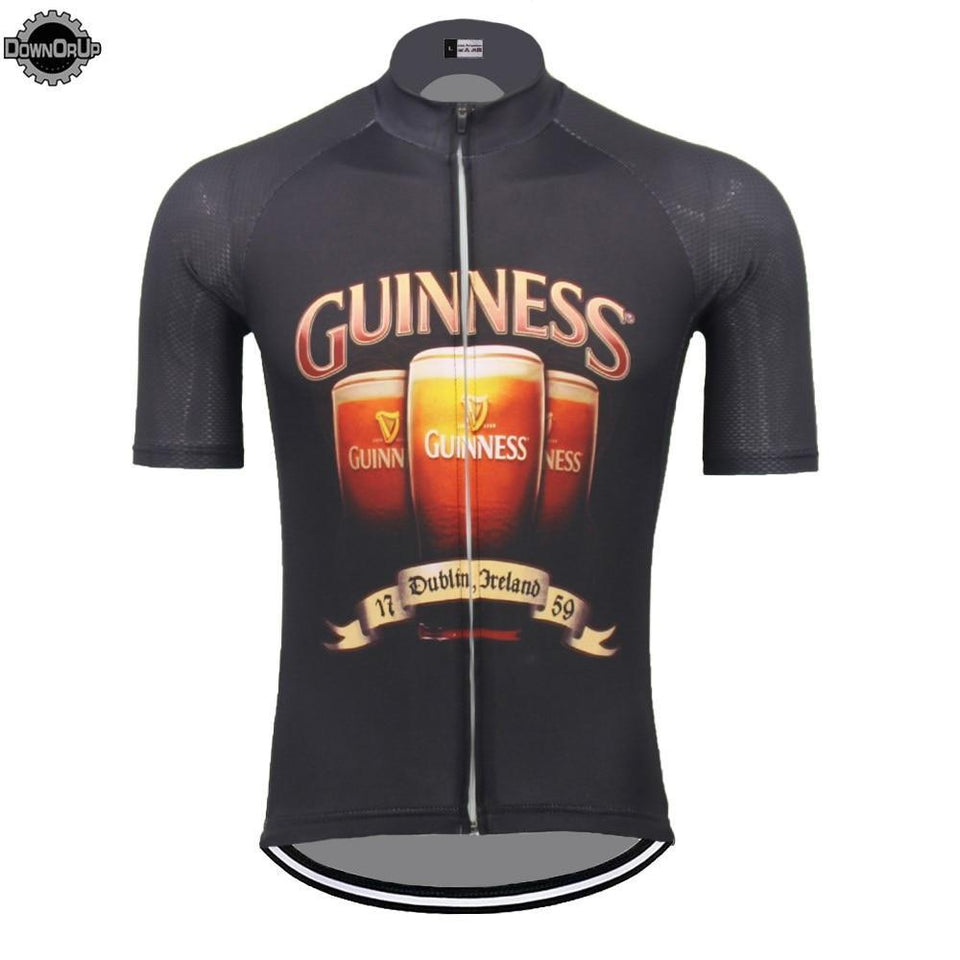 Black & Grey Guinness Exclusive Cycling Jersey