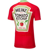 Heinz Tomato Ketchup Retro Cycling Cycling Jersey Heinz Tomato Ketchup Retro Cycling Jersey