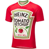 Heinz Tomato Ketchup Retro Cycling Cycling Jersey XXS Heinz Tomato Ketchup Retro Cycling Jersey