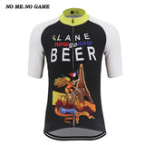 NO ME NO GAME Cycling Jerseys Lane Now Go Now Beer Cycling Jersey