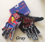Red Bull Cycling Gloves Gray / M Red Bull MTB Cycling Bike Gloves