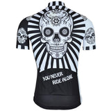 Retro Cycling Cycling Jersey Skull Day of Dead Retro Cycling Jersey