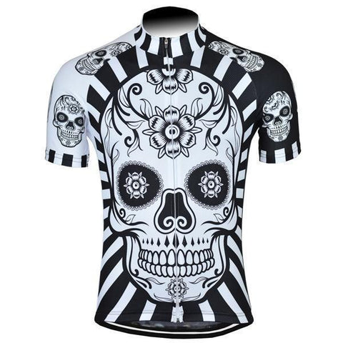 Skull Day of Dead Retro Cycling Jersey