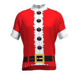 Retro Cycling Jersey XS Santa Clause Red Retro Cycling Jersey