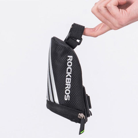 ROCKBROS Bicycle Mini Seat Bag Cycling Y-Series Strap On Wedge Packs Saddle Bag